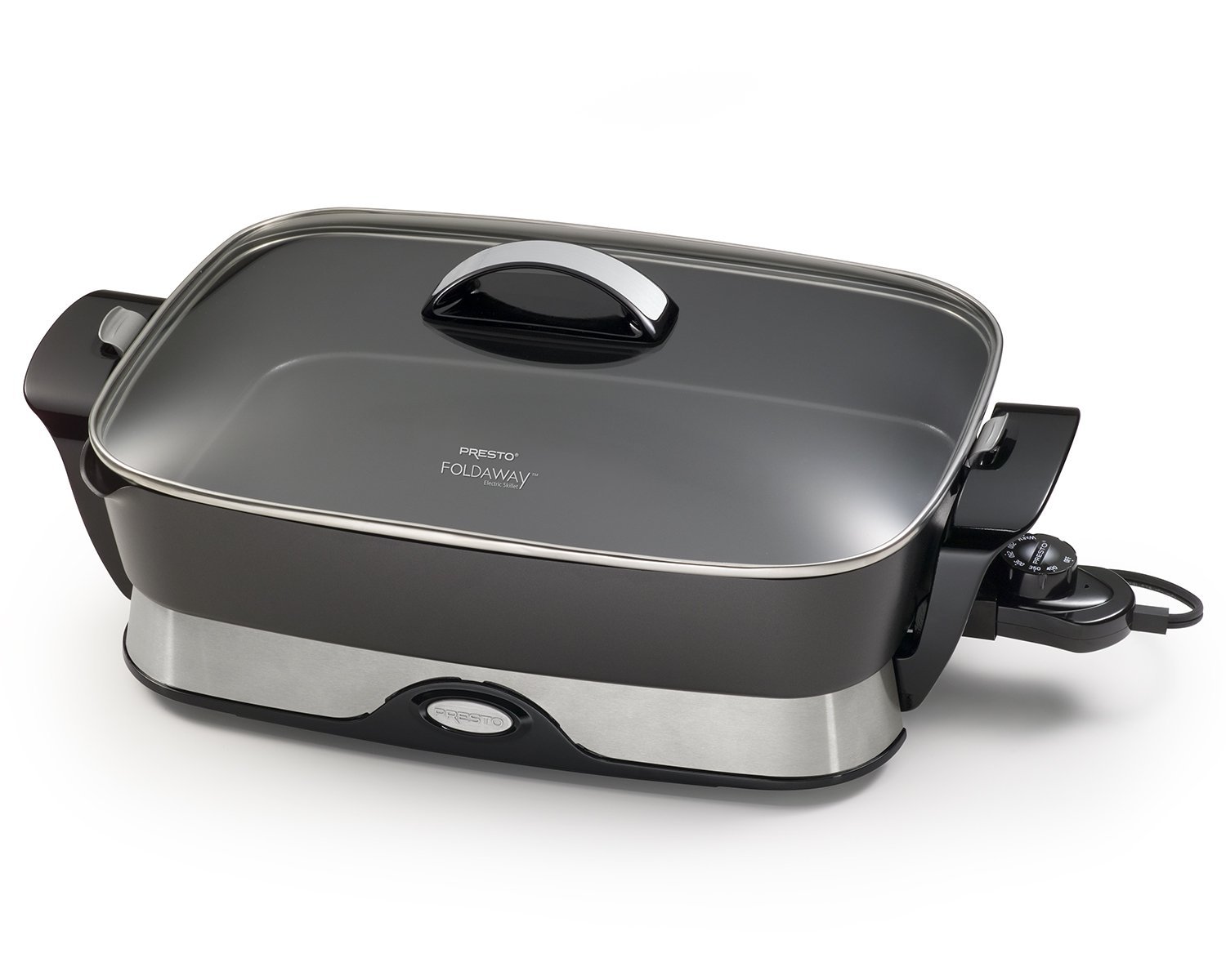 Kitchen & Dining Electric Foldaway Skillet Black