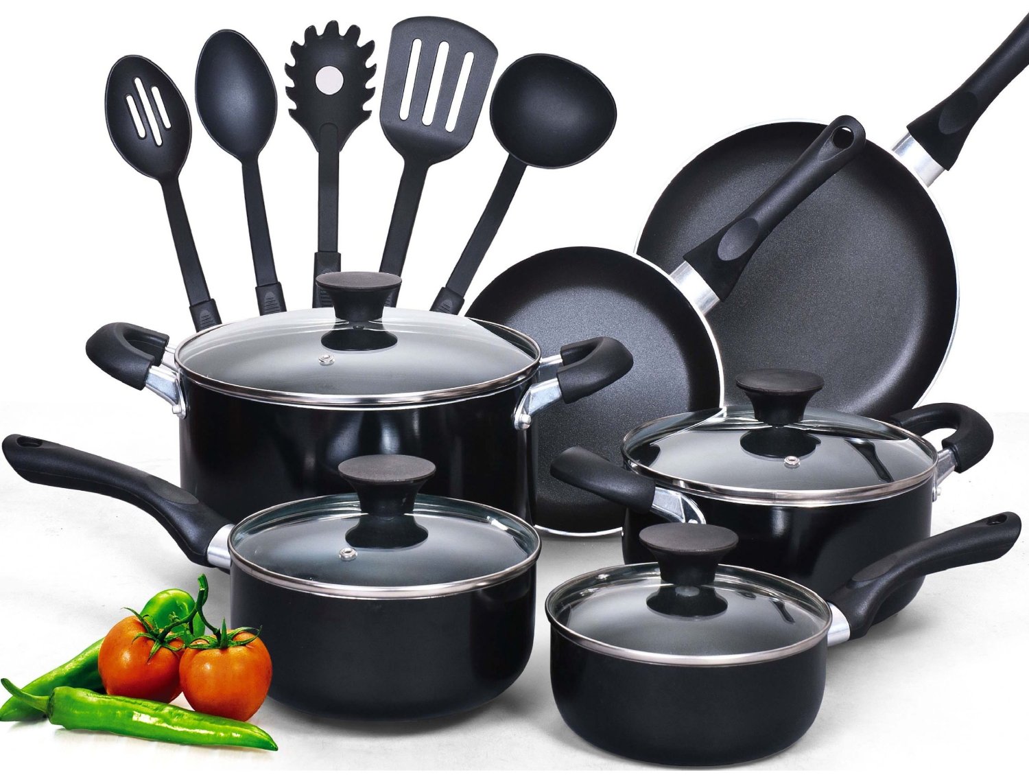 Soft handle Cookware Set