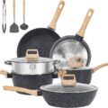 12pcs Pots and Pans Set Non Stick Kitchen Cookware Sets