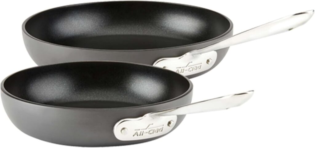 All-Clad HA1 Hard Anodized Nonstick Fry Pan Set 2 Piece