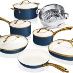 Gotham Steel 12 Pc Ceramic Pots and Pans Set
