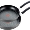 T-fal Ultimate Hard Anodized Nonstick Fry Pan Set 10, 12 Inch Oven Safe 400F Cookware