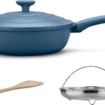 All-in-One Pan,Always Nonstick Large Skillet,Deep Frying Pan