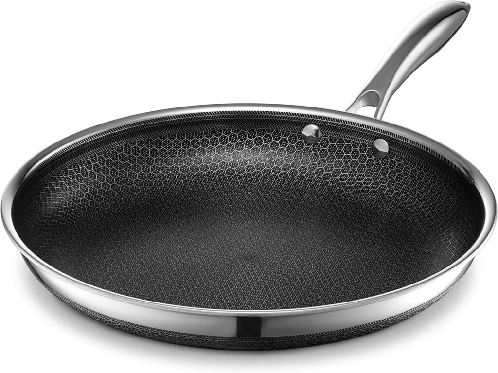 HexClad Hybrid Nonstick Frying Pan, 12-Inch