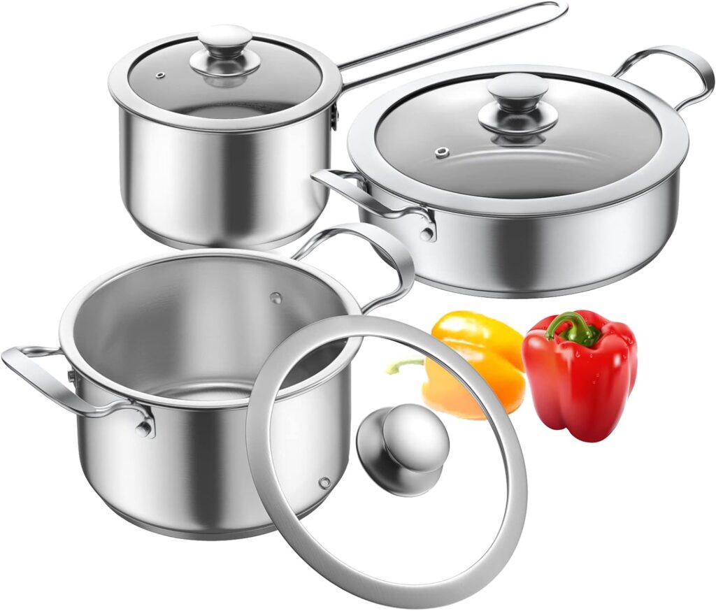 Aufranc Stainless Steel pots and pans set