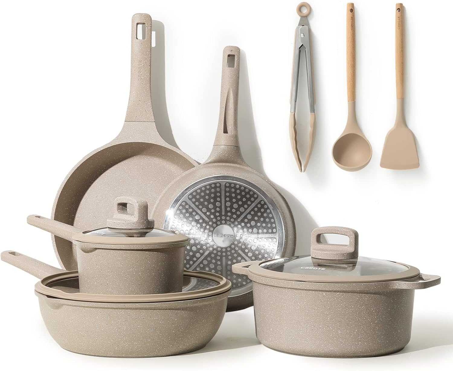 CAROTE Pots and Pans Set Non Stick