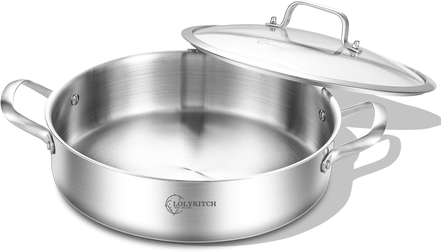 LOLYKITCH 12 Incn Tri-Ply Stainless Steel pan review and guide