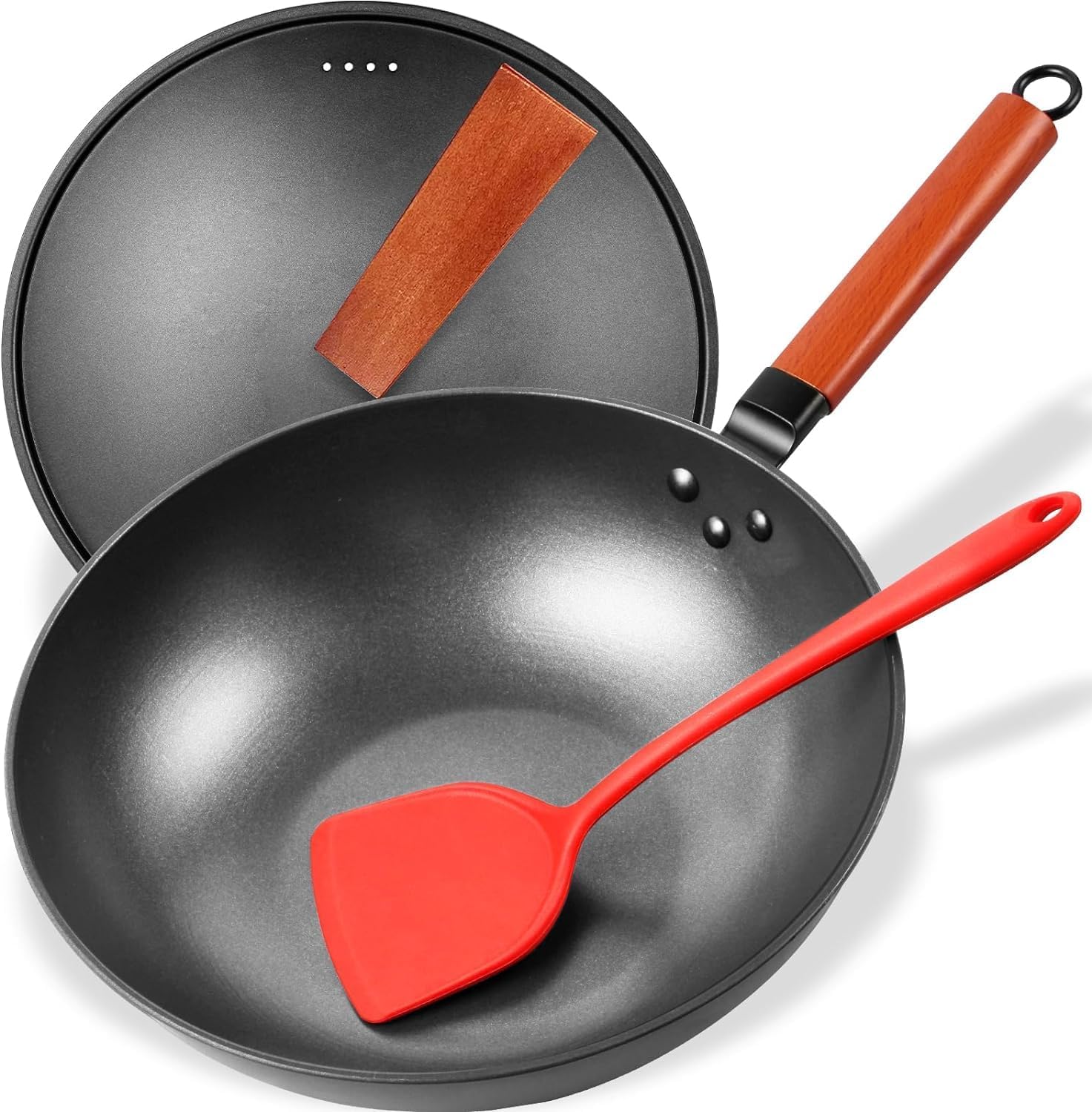 Anyfish Wok Pan with Lid, Woks Review – Pros & Cons – Anyfish Wok Pan