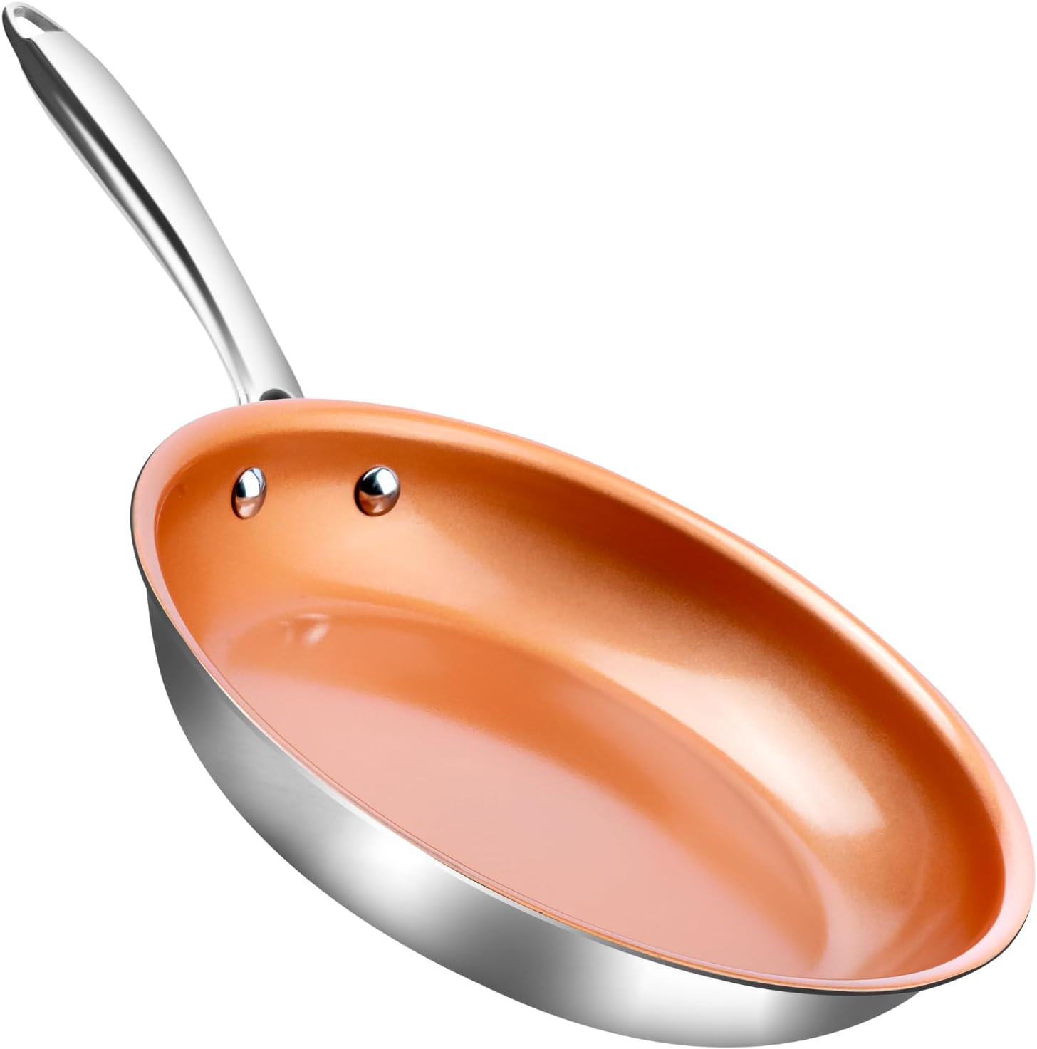 Gotham Steel Stainless Steel Premium 12 Inch Frying Pan
