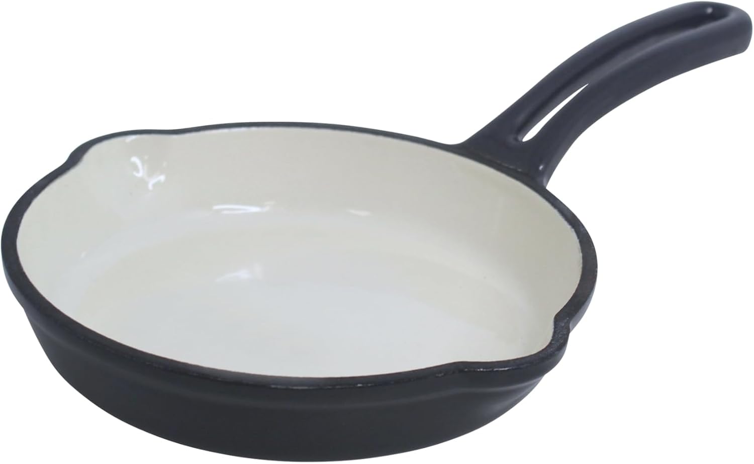 Mirro 6in Cast Iron Enamel Skillet, Gray