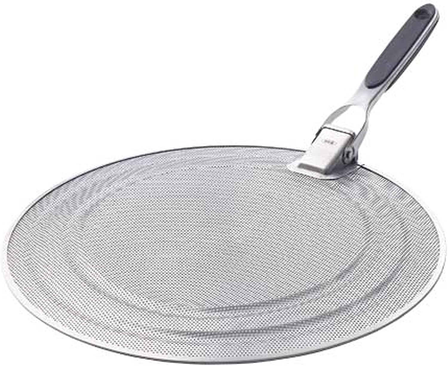 OXO Good Grips Stainless Steel Splatter Screen with Folding Handle, Silver