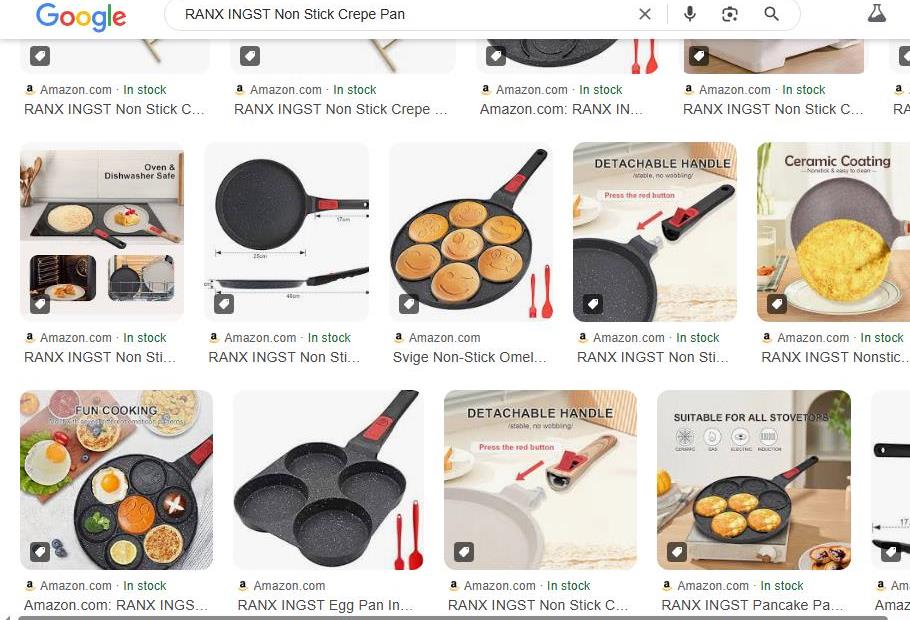 RANX INGST Non-Stick Pans for Fun Cooking