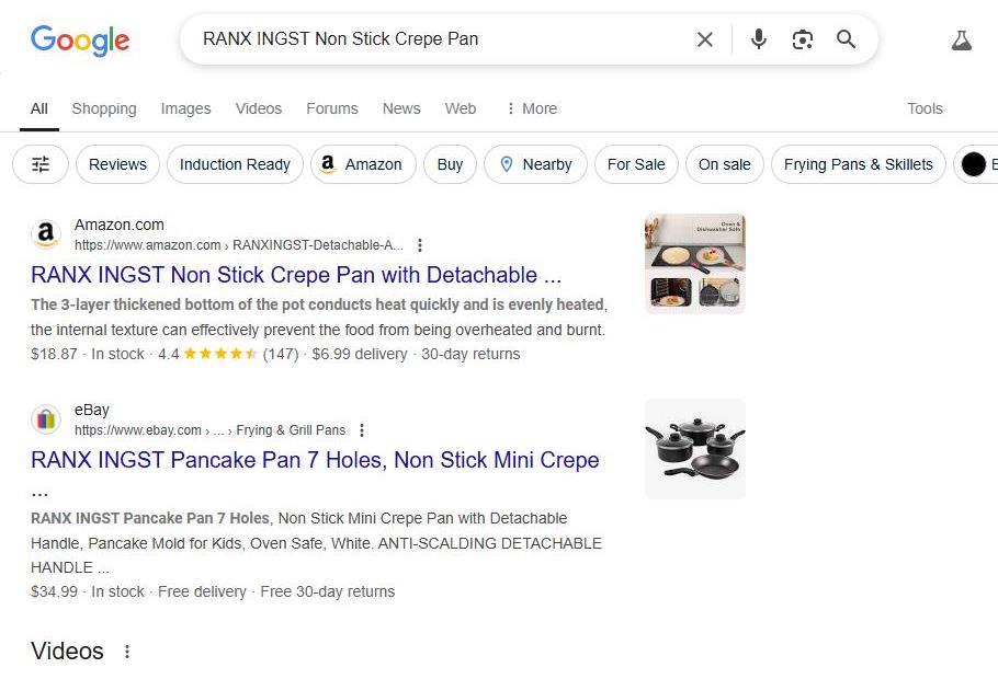 RANX INGST Crepe Pans Available Online